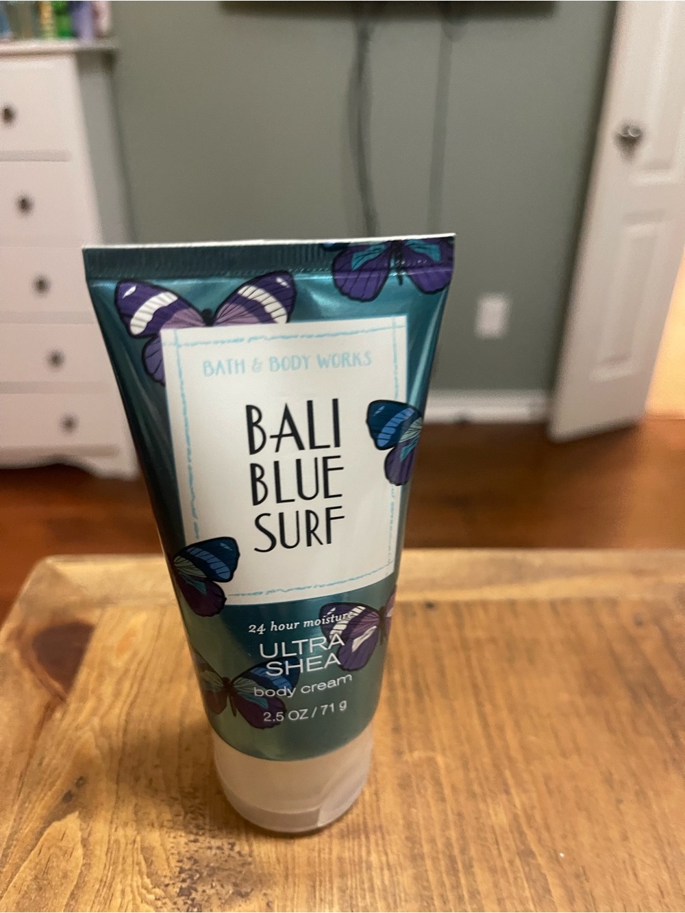 Bath & Body Works Bali Blue Surf Ultra Shea Body Cream - Teal & Purple